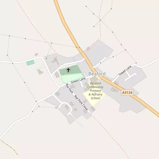 Map of Beaford