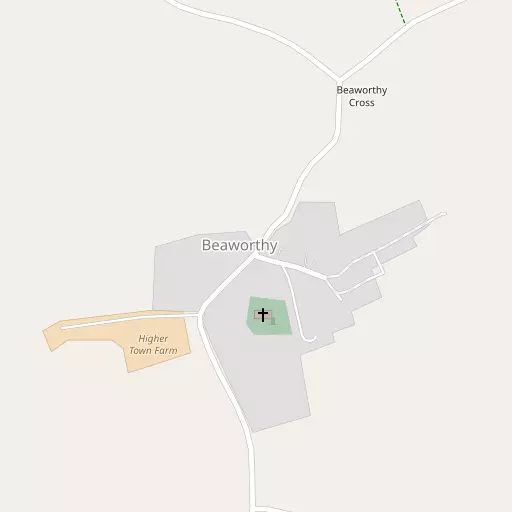 Map of Beaworthy