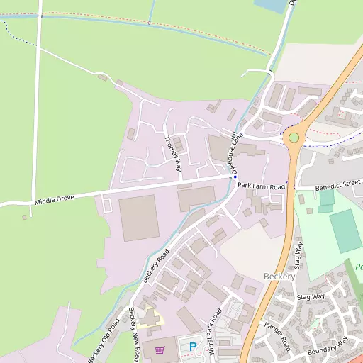 Map of Beckery