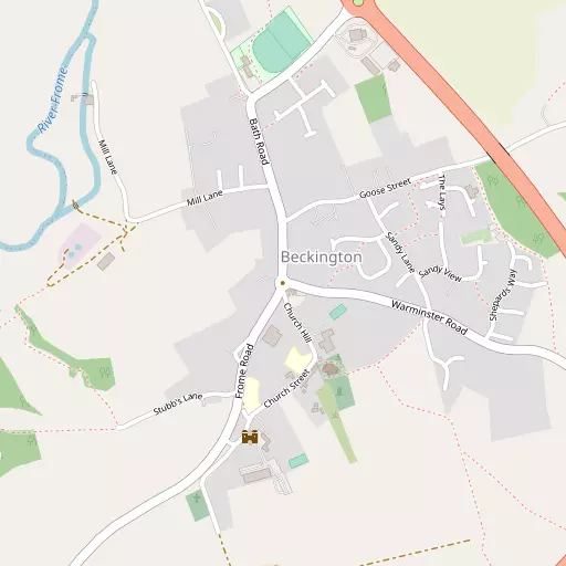Map of Beckington