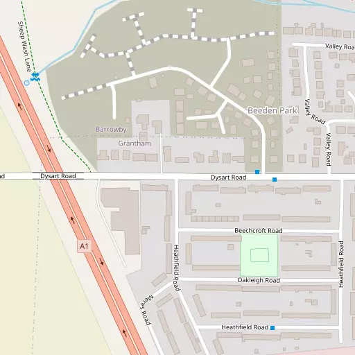 Map of Beeden Park