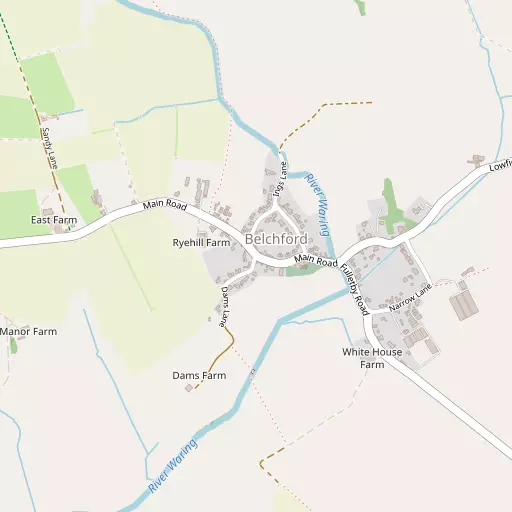 Map of Belchford