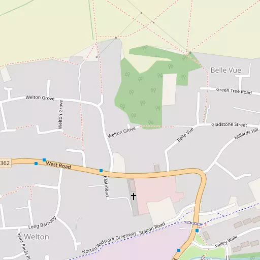 Map of Belle Vue