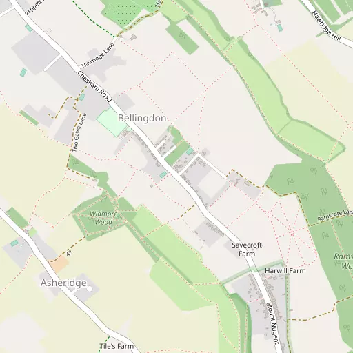 Map of Bellingdon