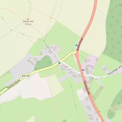 Map of Belluton