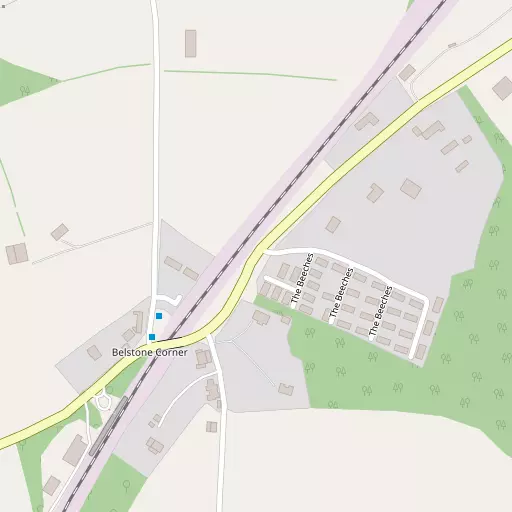 Map of Belstone Corner