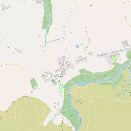 Map of Belstone
