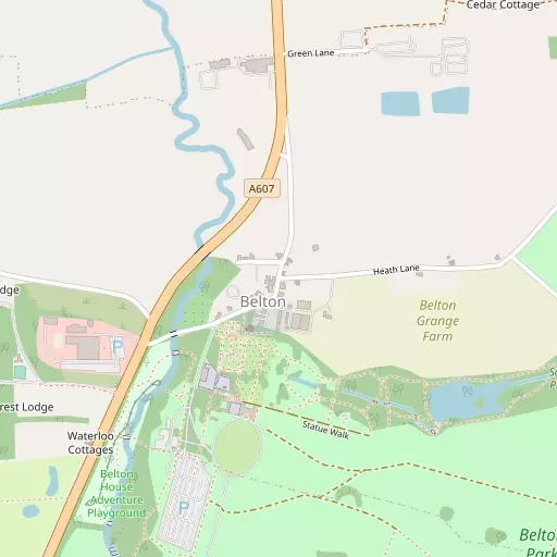 Map of Belton