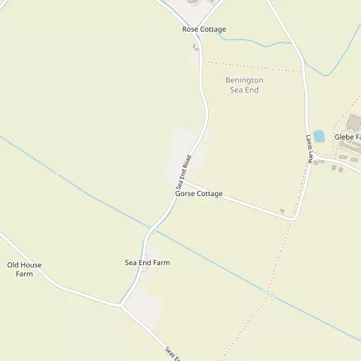 Map of Benington Sea End