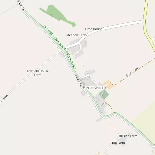 Map of Benniworth
