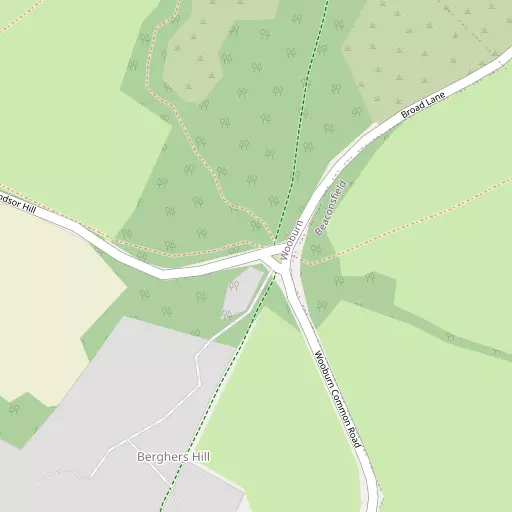 Map of Berghers Hill