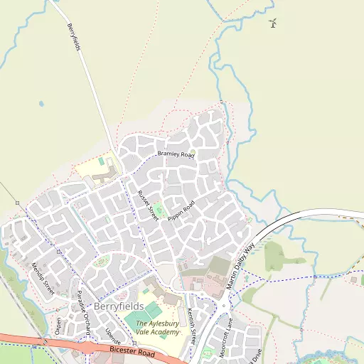 Map of Berryfields
