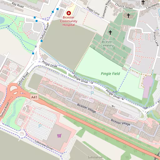 Map of Bicester Village