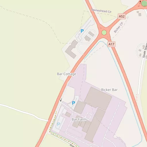 Map of Bicker Bar