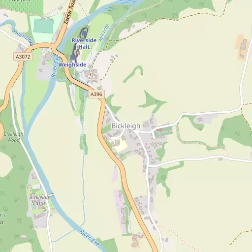Map of Bickleigh
