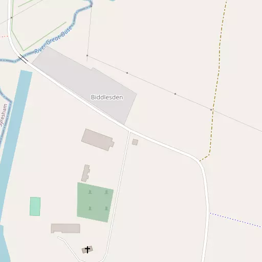 Map of Biddlesden