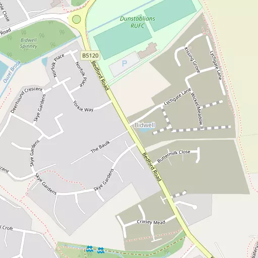 Map of Bidwell