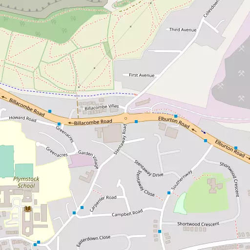 Map of Billacombe