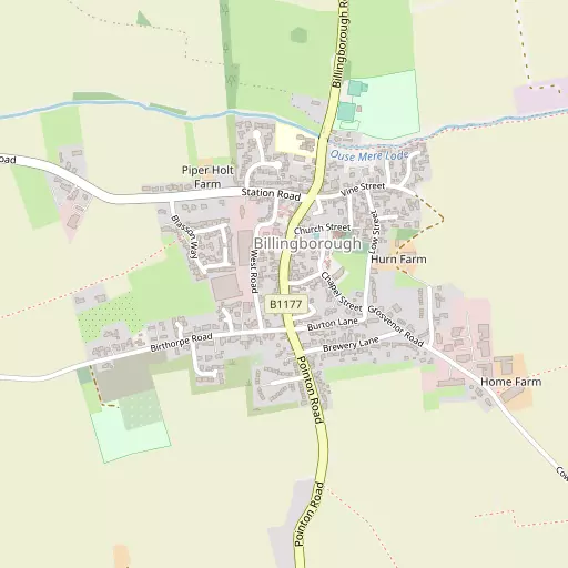 Map of Billingborough