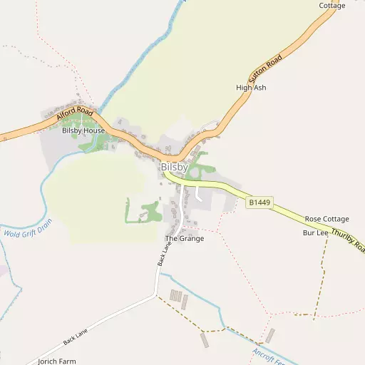 Map of Bilsby