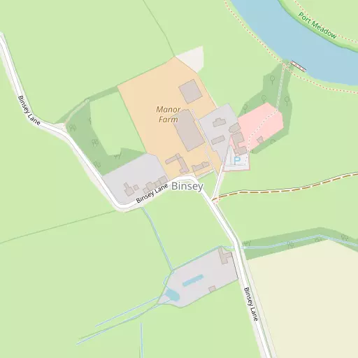 Map of Binsey
