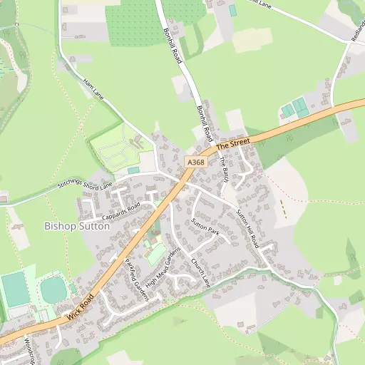 Map of Bishop Sutton
