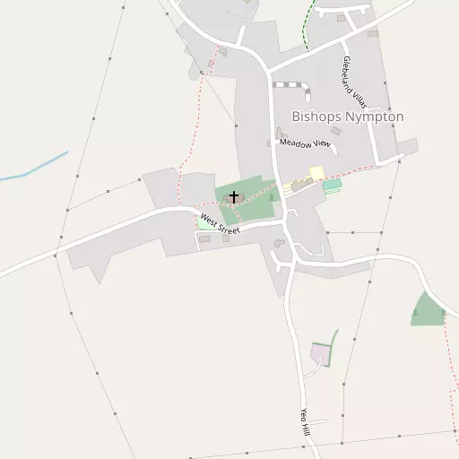 Map of Bishop's Nympton