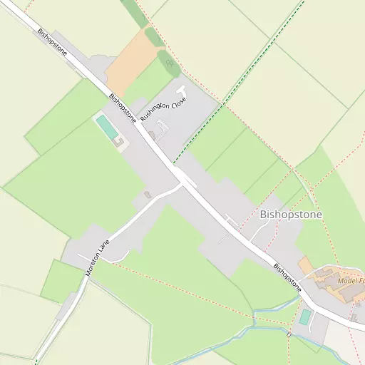 Map of Bishopstone