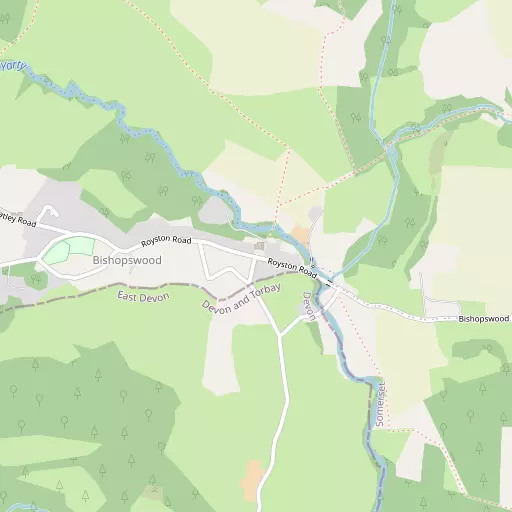 Map of Bishopswood