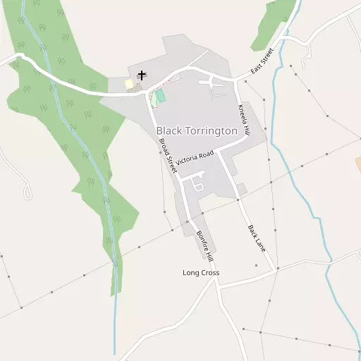Map of Black Torrington