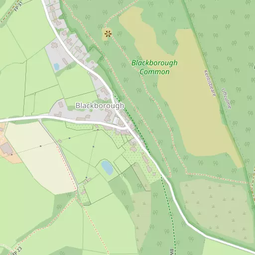 Map of Blackborough