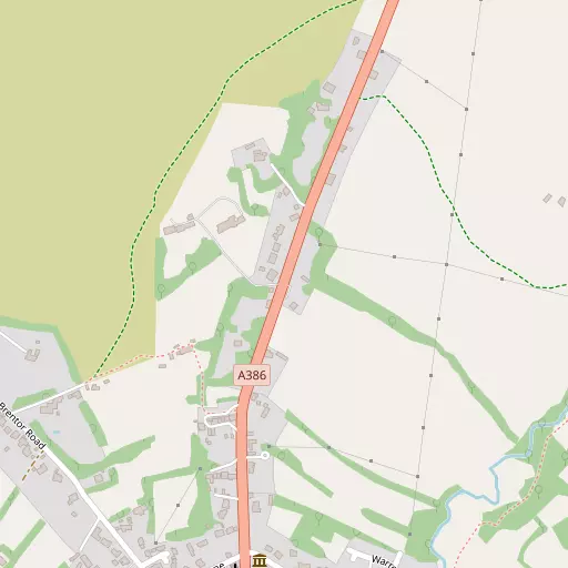 Map of Blackdown