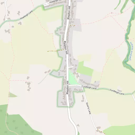 Map of Blagdon Hill