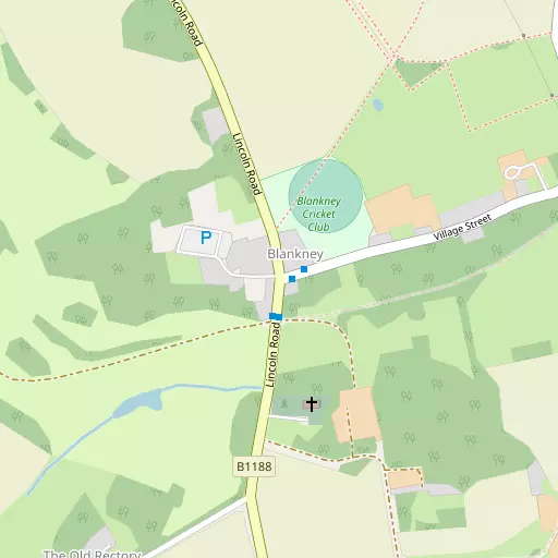 Map of Blankney
