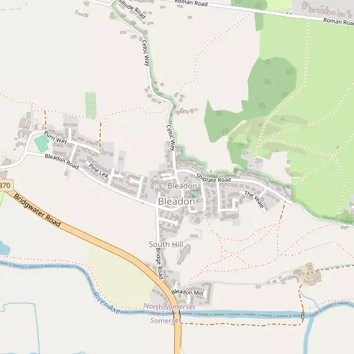 Map of Bleadon