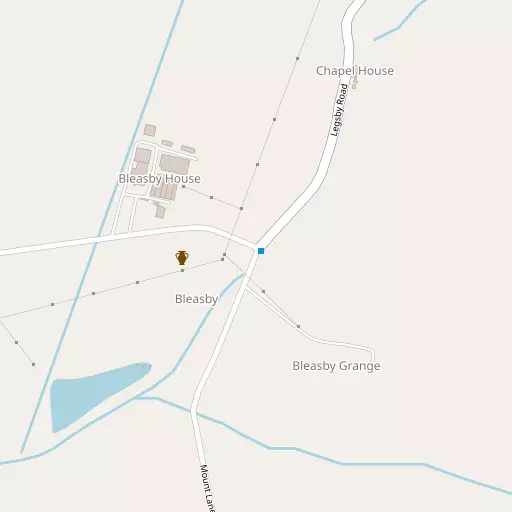 Map of Bleasby