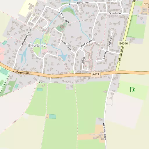 Map of Blewbury