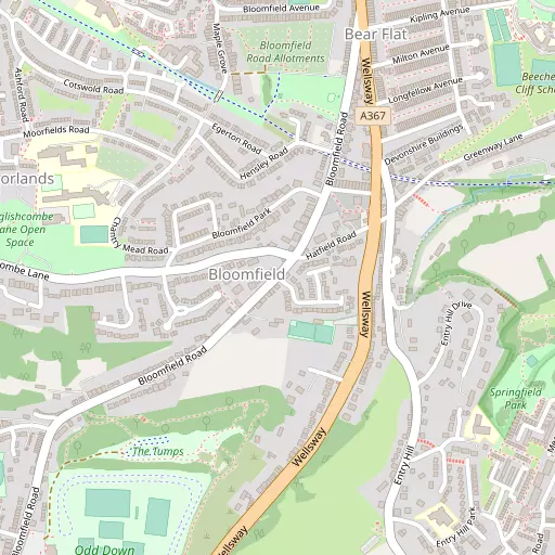 Map of Bloomfield