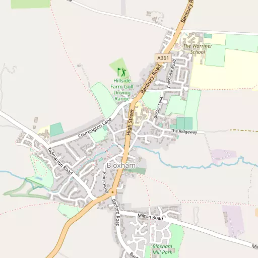 Map of Bloxham