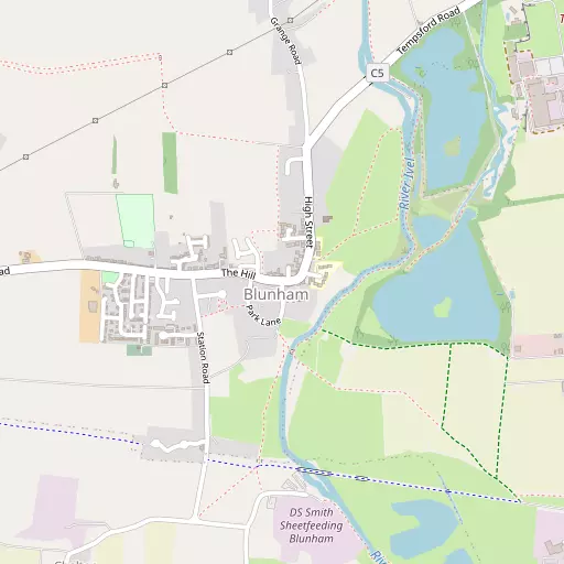 Map of Blunham