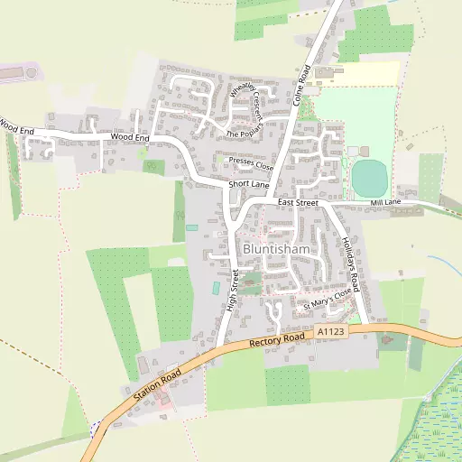 Map of Bluntisham