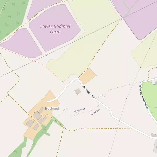Map of Bodiniel