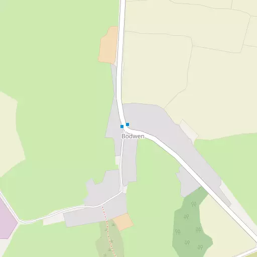 Map of Bodwen