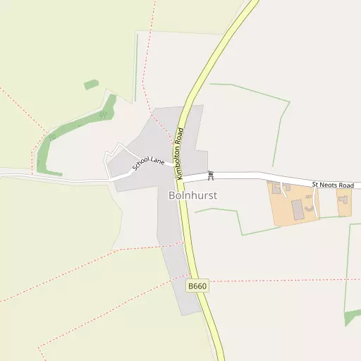 Map of Bolnhurst
