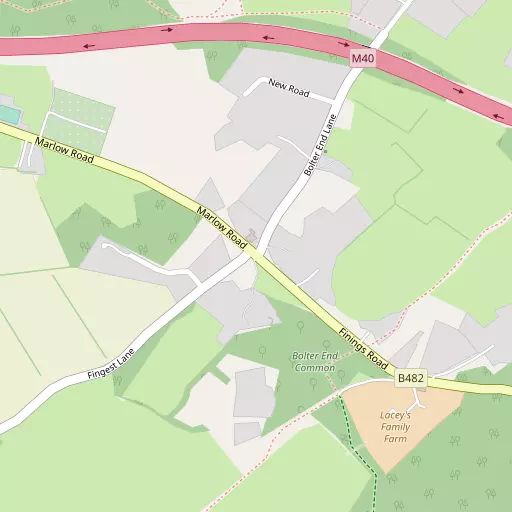 Map of Bolter End