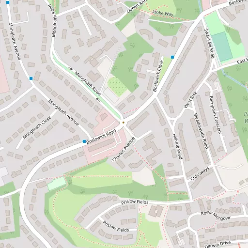 Map of Boslowick
