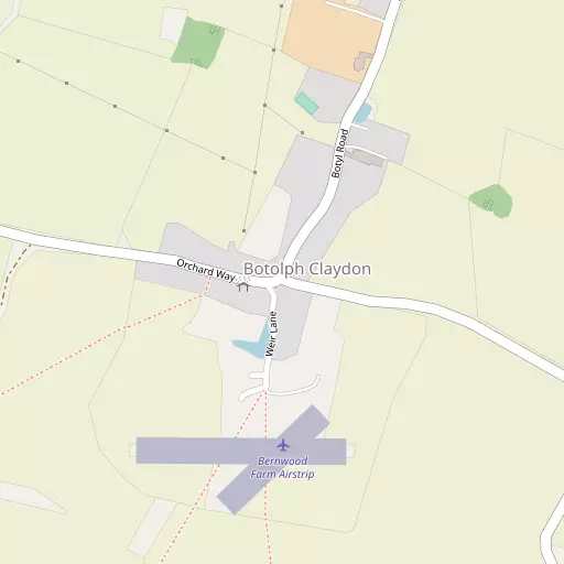 Map of Botolph Claydon