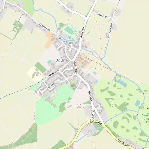 Map of Bourn