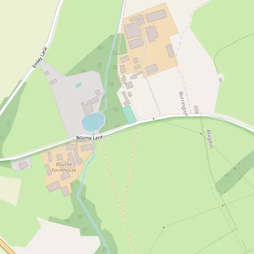Map of Bourne