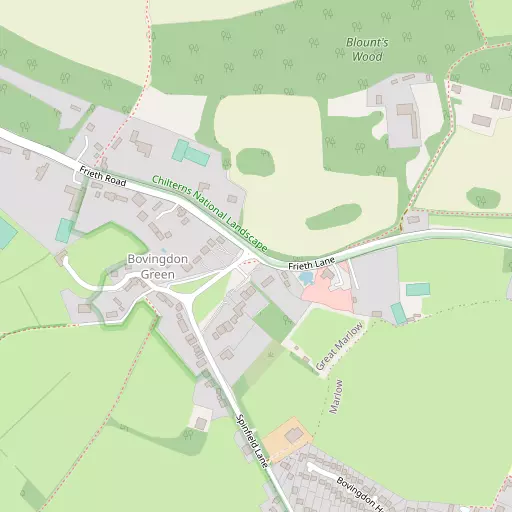 Map of Bovingdon Green